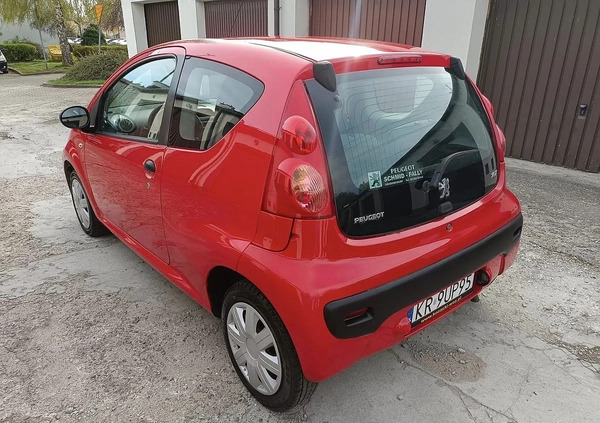 Peugeot 107 cena 8200 przebieg: 142000, rok produkcji 2009 z Kraków małe 92